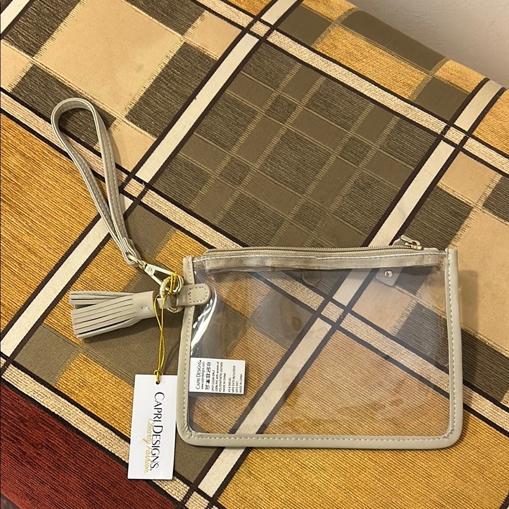 Clear Wristlet by Capri Designs
